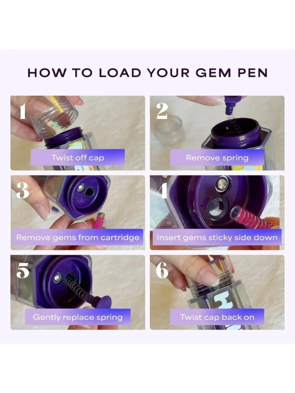 240 Stick-On Hair Gems Kit with Stamper Tool | Easy Apply, Hair-Safe Sparkle for